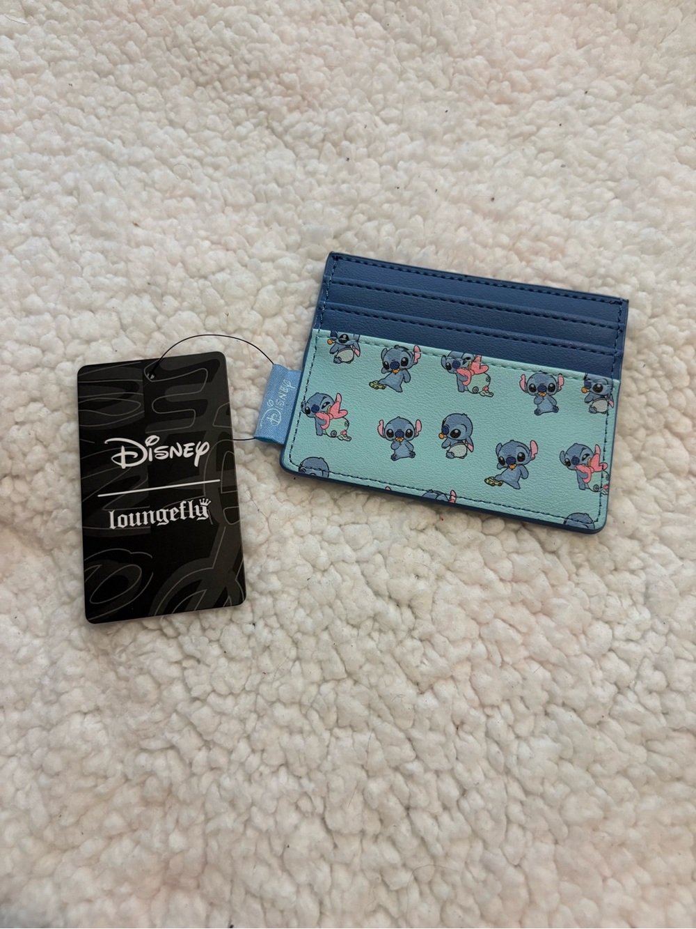 Disney Loungefly Blue Baby Stitch Cardholder
